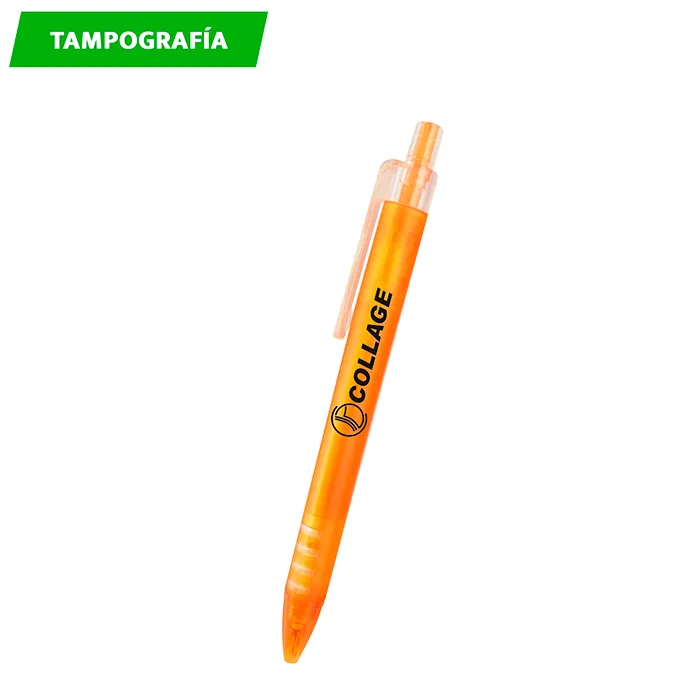 Bolígrafo de plástico Evia. 3