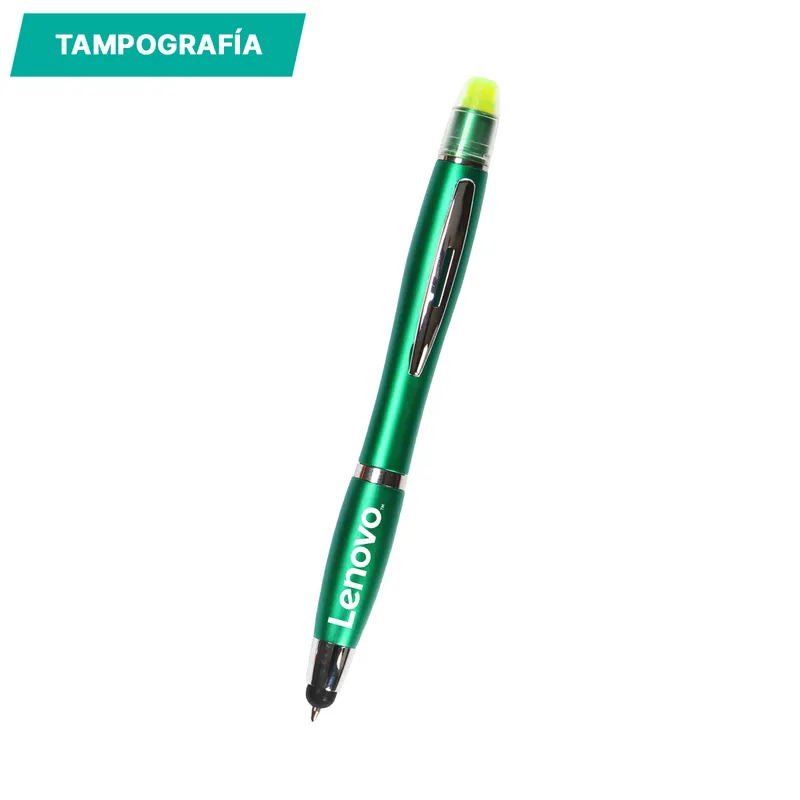 Bolígrafo de plástico Luki. 3