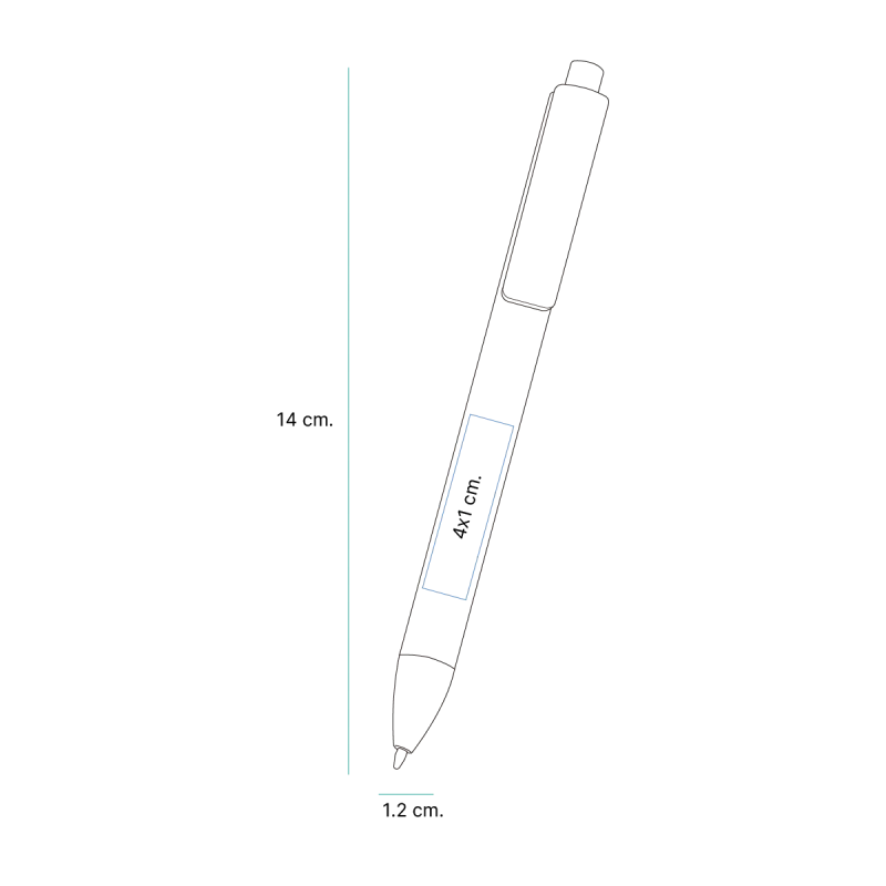 Bolígrafo ecológico Kufa. 6