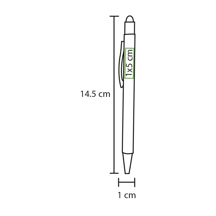 Bolígrafo en aluminio Bursa. 4