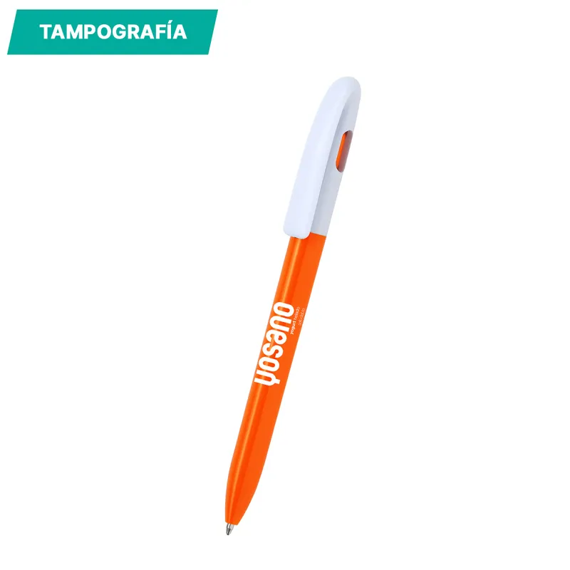 Bolígrafode plástico Cagliaria. 4