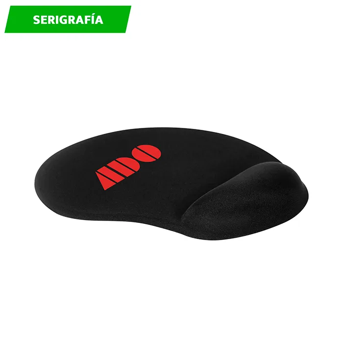 Mouse pad con soporte de silicón. 3
