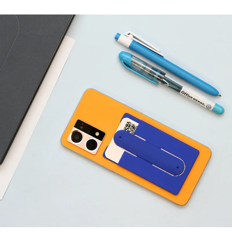 Porta tarjetas y soporte para celular. 5